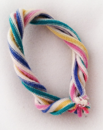 Rainbow Striped jersey headband