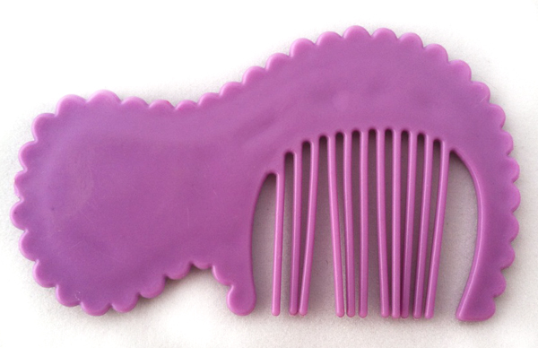Purple Jewel Comb Back
