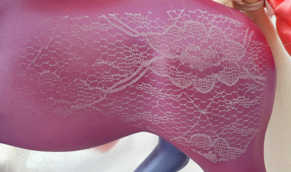 Floral Lace Design Left