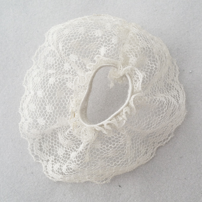 Cream Lace Scrunchie