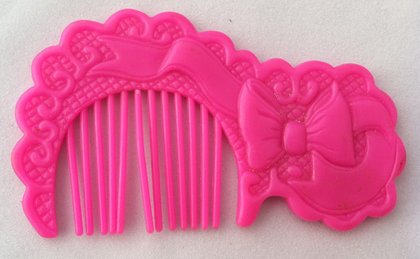 Hot Pink Bow Comb