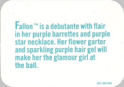 Trading Card BAck