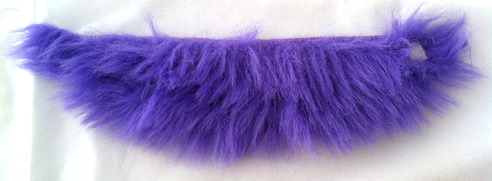 Purple Fur Cape