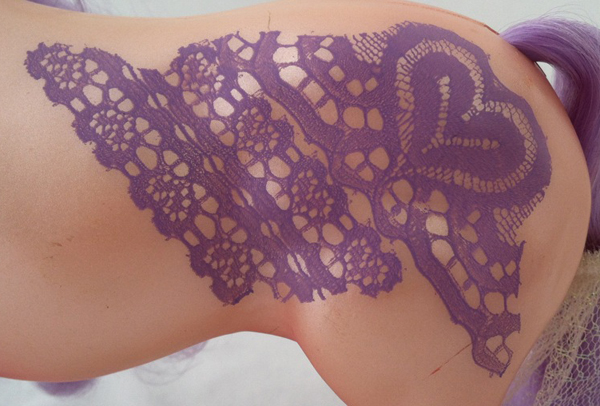 Heart Lace Left